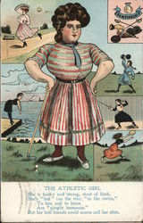 The Athletic Girl Women Postcard Postcard Postcard