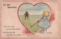 To My Valentine Women Postcard Postcard Postcard