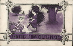 And This is How Golf is Played Postcard Postcard Postcard