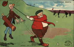 Illustrated Sports - Golf 1906 Postcard Postcard Postcard