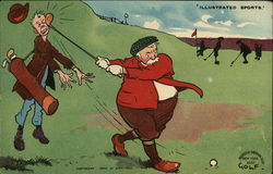 Illustrated Sports - Golf 1906 Postcard
