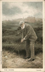 Rare Tom Morris at St. Andrews Scotland Golf Postcard Postcard Postcard