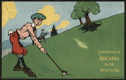 Surbrug's Arcadia Pipe Mixture Postcard
