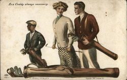 Is a Caddy always necessary. Postcard