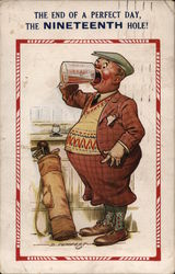 The End of a Perfect Day, The NINETEENTH Hole! Postcard