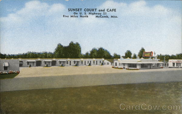 Sunset Court and Cafe McComb Mississippi