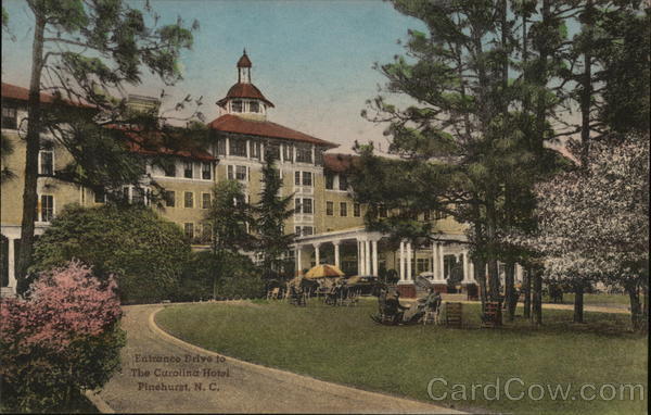 Entrace Drive to The Carolina Hotel Pinehurst North Carolina