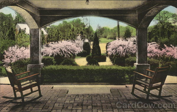 The Manor Hotel Porch Pinehurst North Carolina