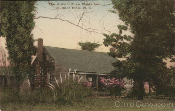 Historic Shaw Plantation Southern Pines North Carolina