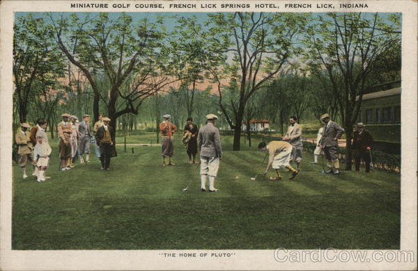 Miniature Golf Course, French Lick Springs Hotel Indiana