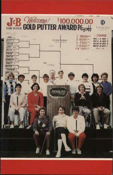 Gold Putter Award Playoff Golfers