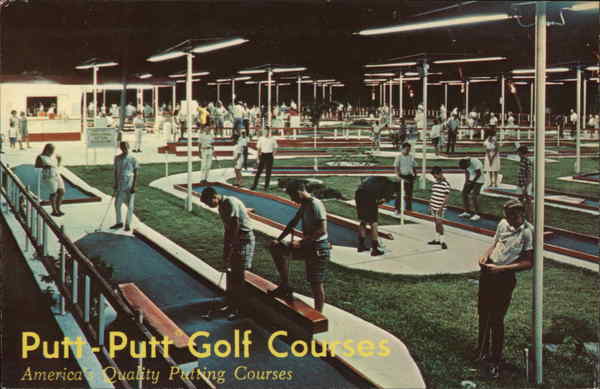 Put-Putt Miniature Golf Course - Pepsi-Cola