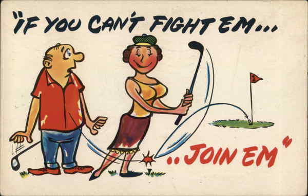 If You Can't Fight Em... Join Em Comic, Funny