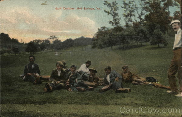 Black Golf Caddies Hot Springs Virginia