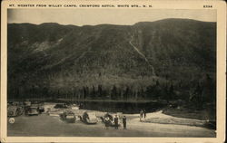 Mt. Webster From Willey Camps Crawford Notch, NH Postcard Postcard Postcard