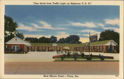 New Mecca Court Perry, GA Postcard Postcard Postcard