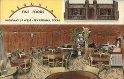 Sequoia Restaurant Texarkana, TX Postcard Postcard Postcard