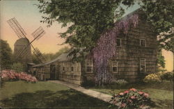 Home Sweet Home and the Old Windmill Postcard