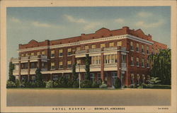 Hotel Rusher Brinkley, AR Postcard Postcard Postcard