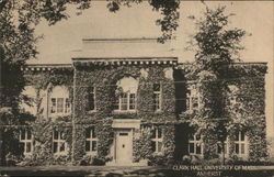 Clark Hall, University of Massachusetts Amherst, MA Postcard Postcard Postcard