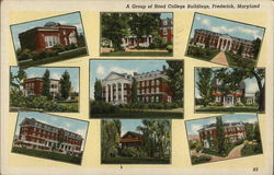 A Group of Hood College Buildings Frederick, MD Postcard Postcard Postcard