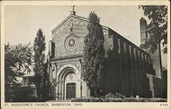 St. Augustine's Church Barberton, OH Postcard Postcard Postcard