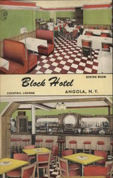Block Hotel Angola, NY Postcard Postcard Postcard