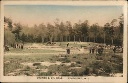 Course 2, 9th Hole, Pinehurst Resort North Carolina Postcard Postcard Postcard