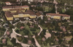 Air View of Carolina Hotel Pinehurst, NC Postcard Postcard Postcard