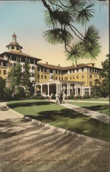 Entrance Drive to the Carolina Hotel Postcard