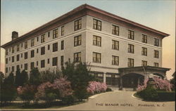 The Manor Hotel Pinehurst, NC Postcard Postcard Postcard