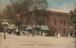 Post Office Building Southern Pines, NC Postcard Postcard Postcard