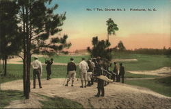 No. 1 Tee, Course No. 3 Pinehurst, NC Postcard Postcard Postcard