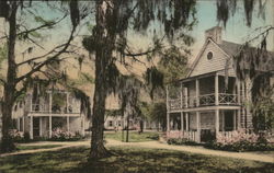 Yeamans Hall Cottages Postcard