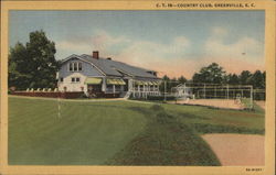 Country Club Greenville, SC Postcard Postcard Postcard