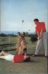 Greetings! From Bob Goolnick, Golf Pro Postcard