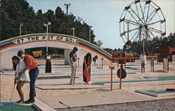 South of the Border Miniature Golf Course Postcard