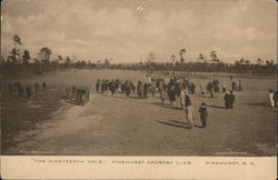 "The Nineteenth Hole" Pinehurst Country Club Postcard