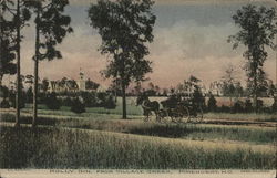 Holly Inn from Village Green Pinehurst, NC Postcard Postcard Postcard