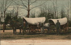 Schooner Wagons Southern Pines, NC Postcard Postcard Postcard