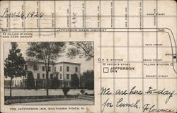 The Jefferson inn Postcard