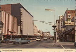Looking North on Michigan South Bend Indiana