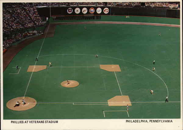 Phillies at Veterans Stadium Philadelphia Pennsylvania