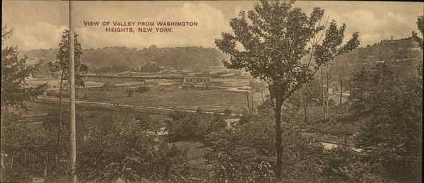 View of Valley from Washington Heights New York