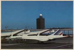 Air France Concorde Aircraft Postcard Postcard Postcard