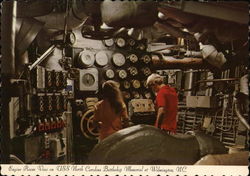 Engine Room view on USS North Carolina Battleship Memorial at Wilmington, N.C. Postcard Postcard Postcard