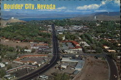 Aerial View of City Postcard