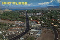 Aerial View of City Boulder City, NV Postcard Postcard Postcard