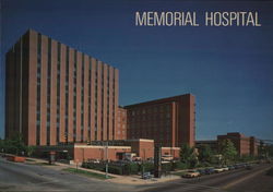 Memorial Hospital South Bend, IN Postcard Postcard Postcard