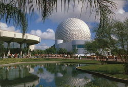 Epcot Center - Communicore, Future World Disney Postcard Postcard Postcard